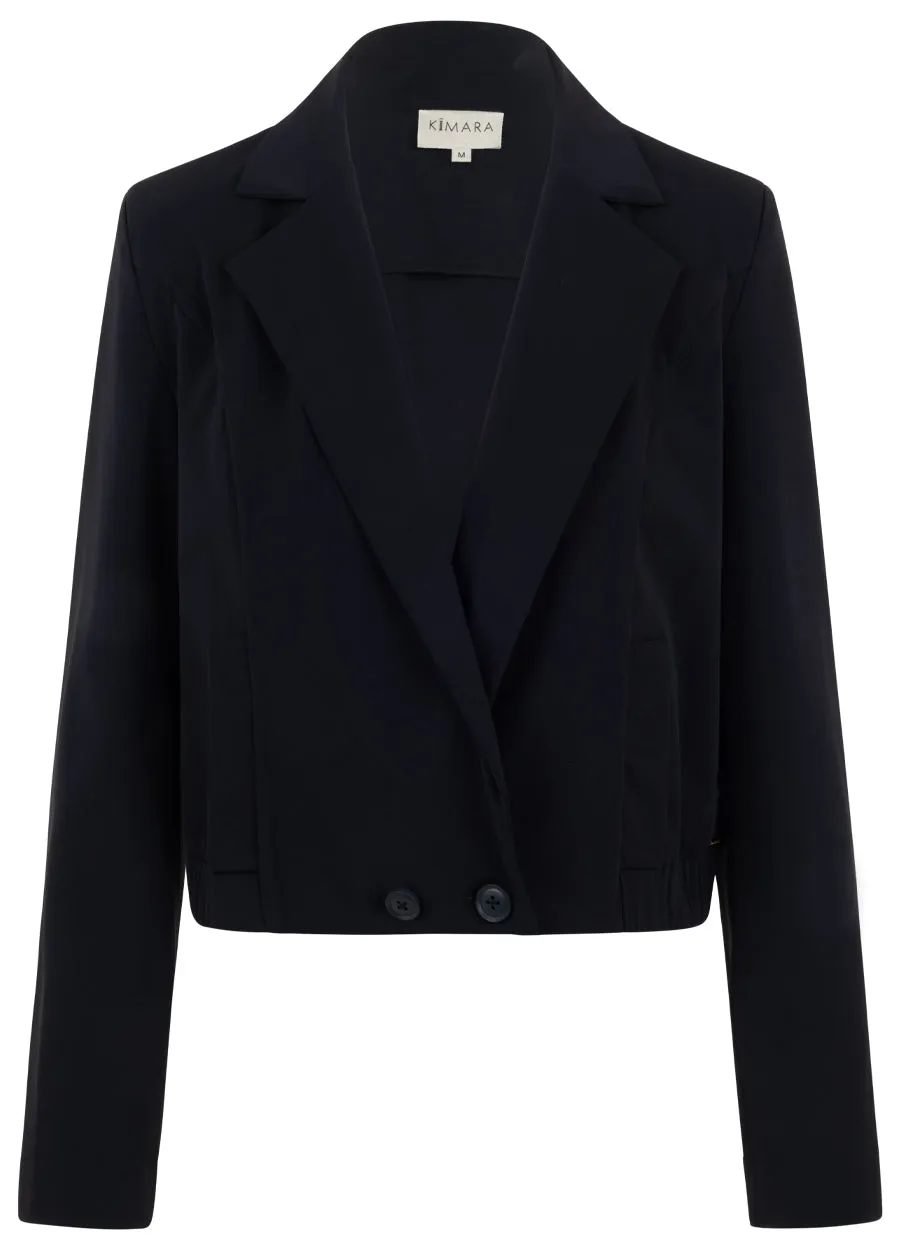 Aime Balance Natasja Dark Blue Bomber Jacket