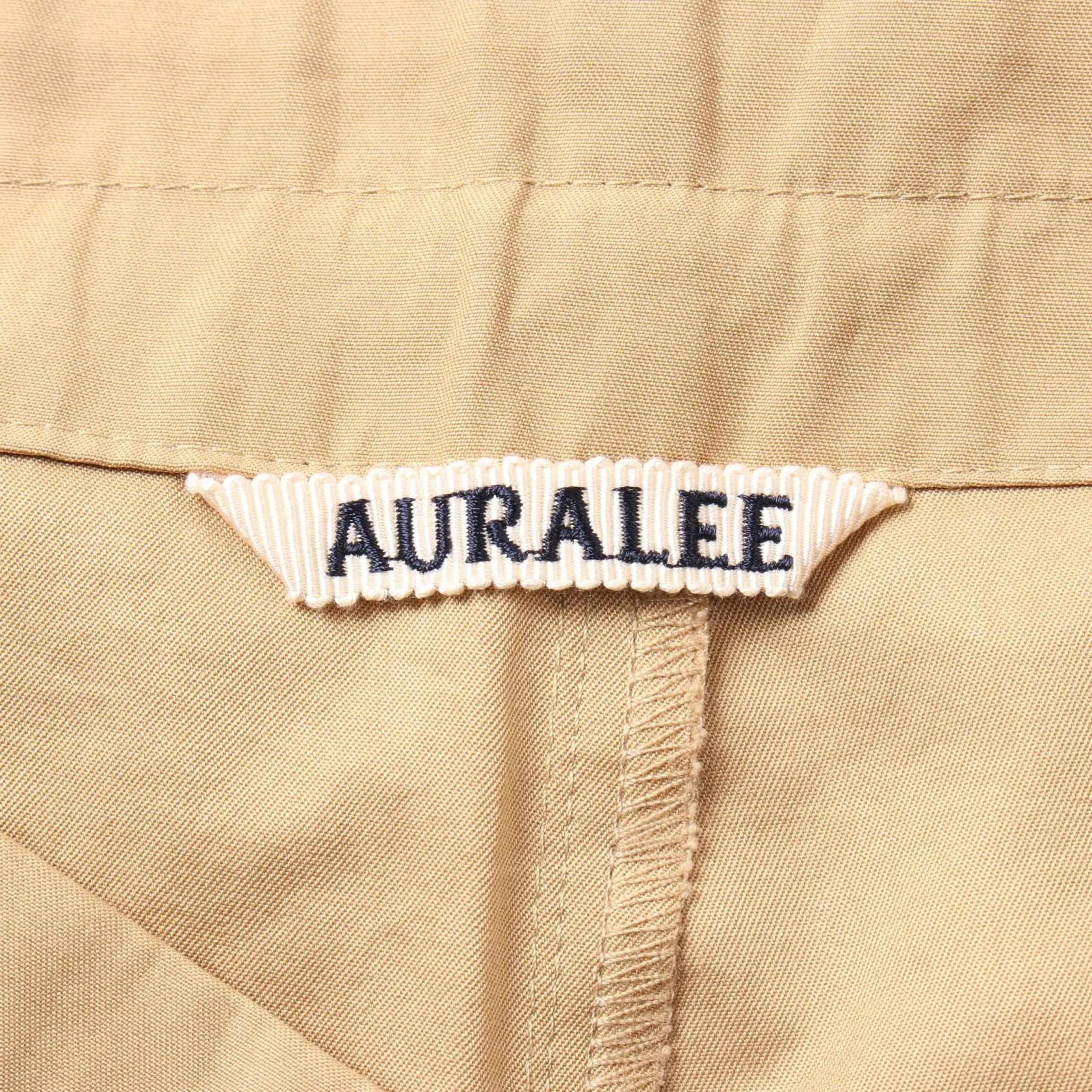 AURALEE Washed Finx Twill Easy Wide Pants