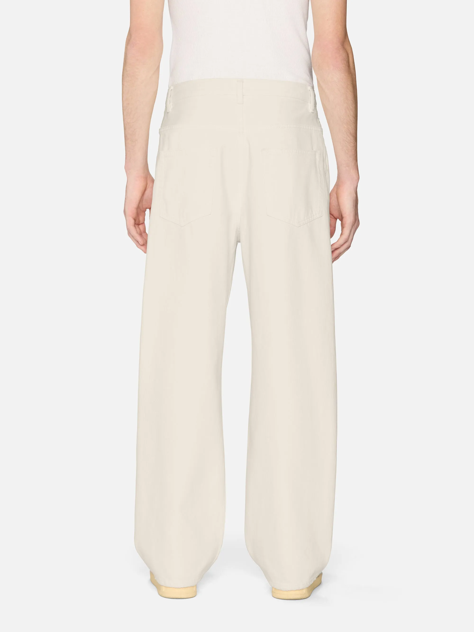 Baggy Jean -- Off White Grind