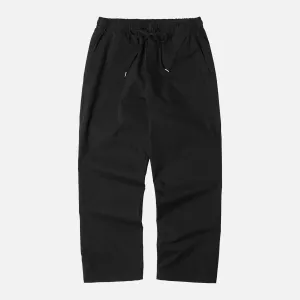 BANDING REGULAR EASY PANTS - BLACK