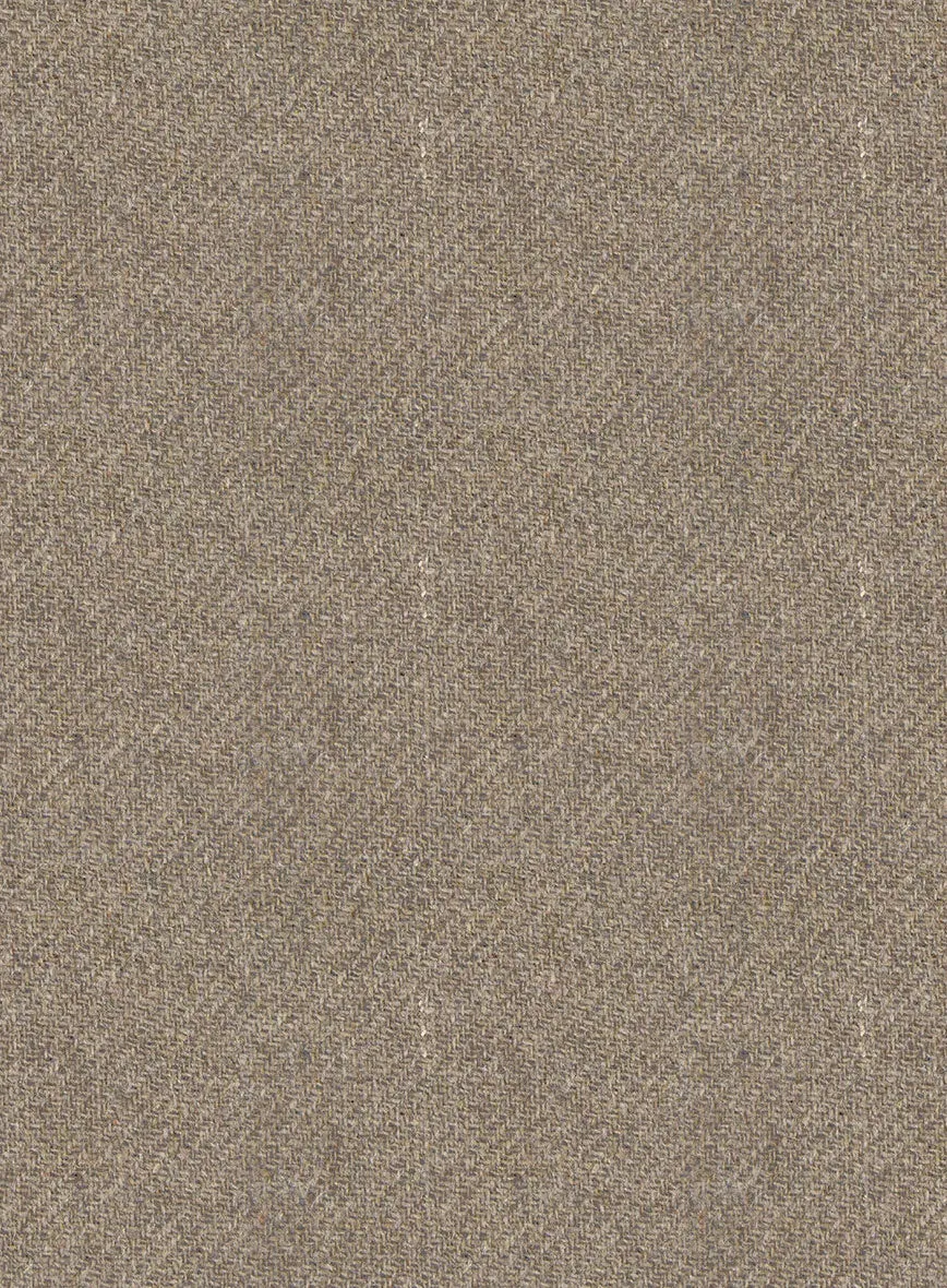 Bark Brown Heavy Tweed Jacket