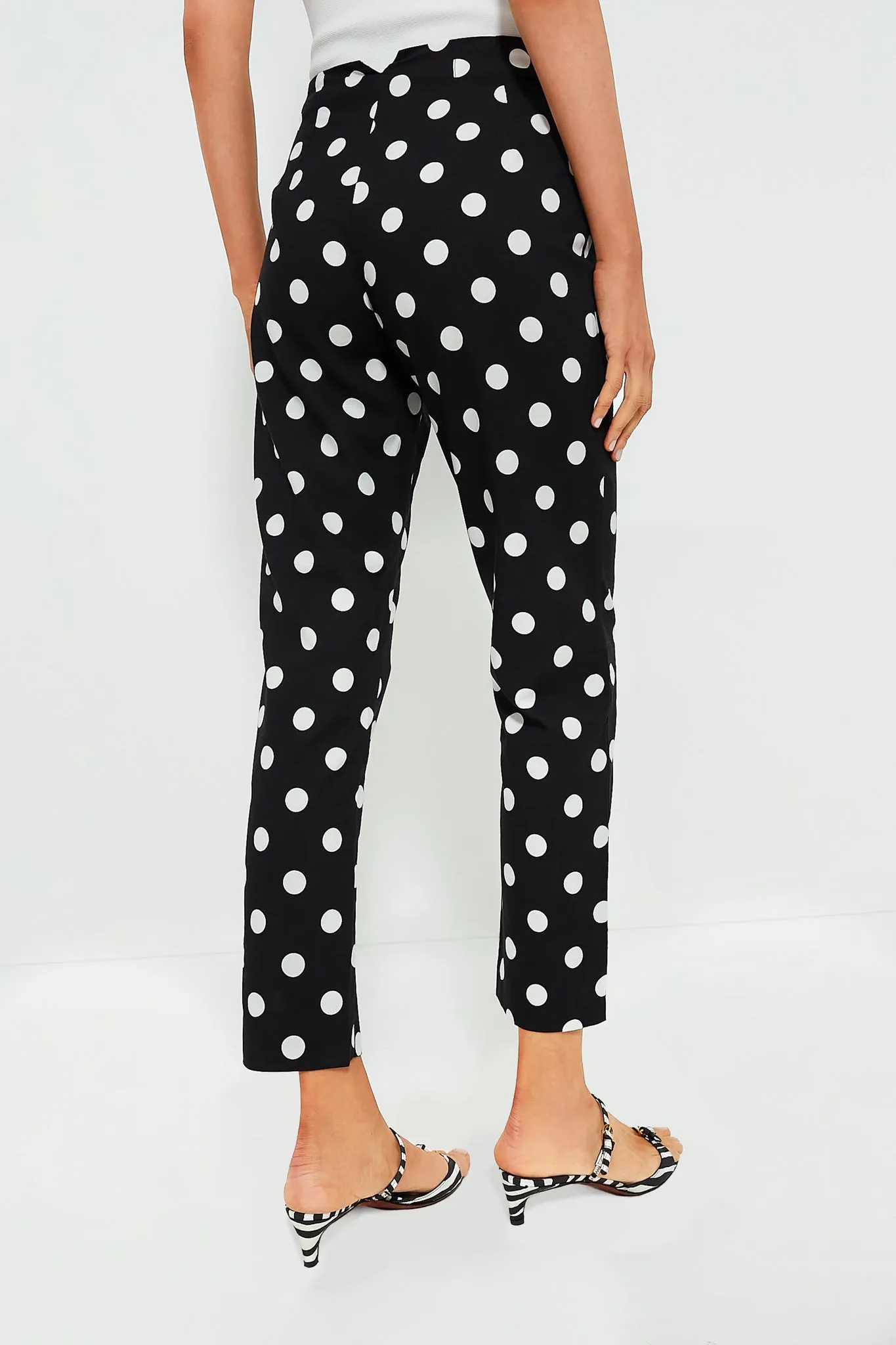 Black Polka Dot Elodie Pants