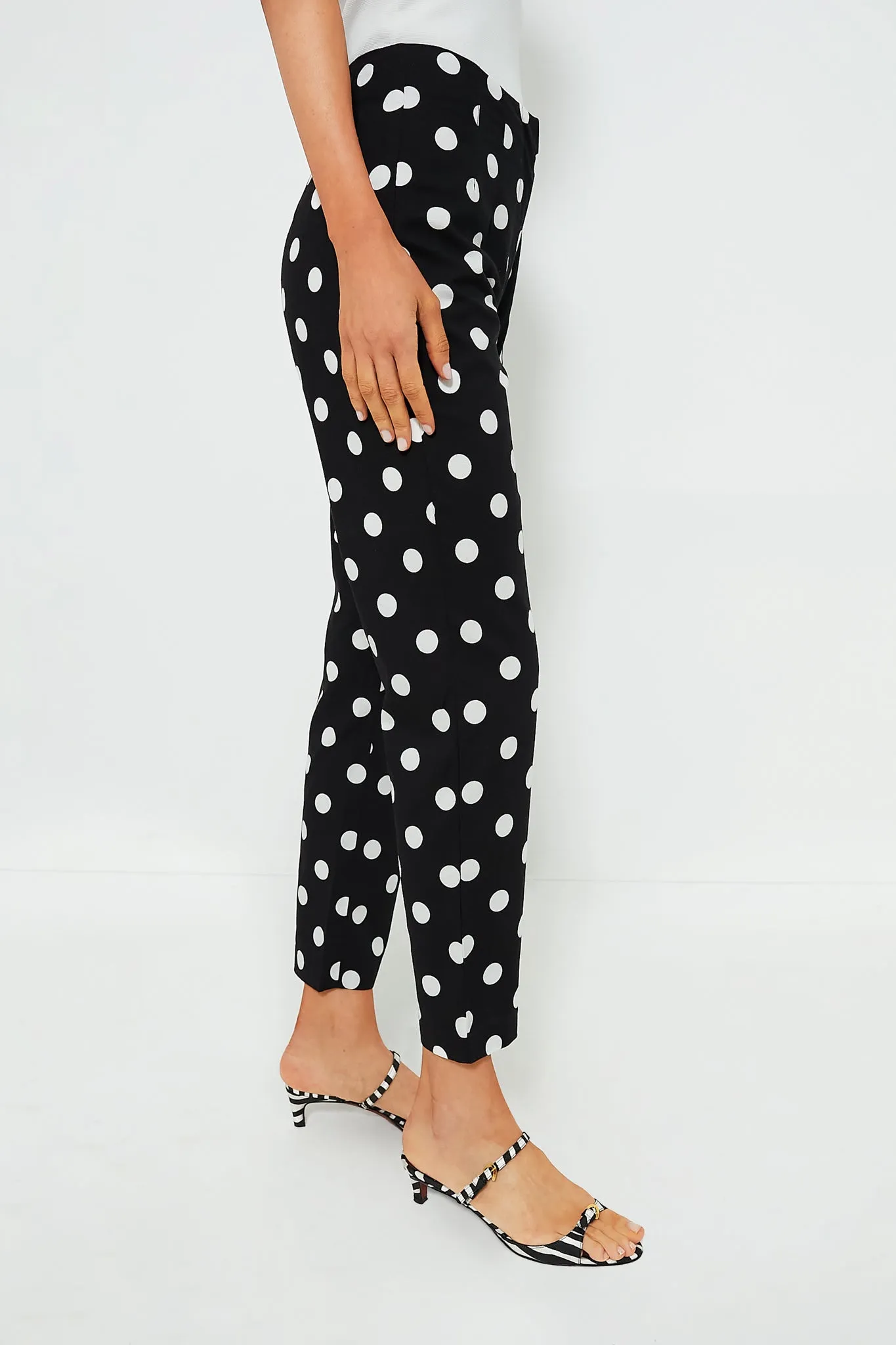 Black Polka Dot Elodie Pants