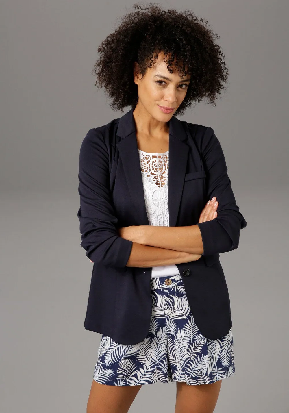 Blazer Aniston Casual, navy blue