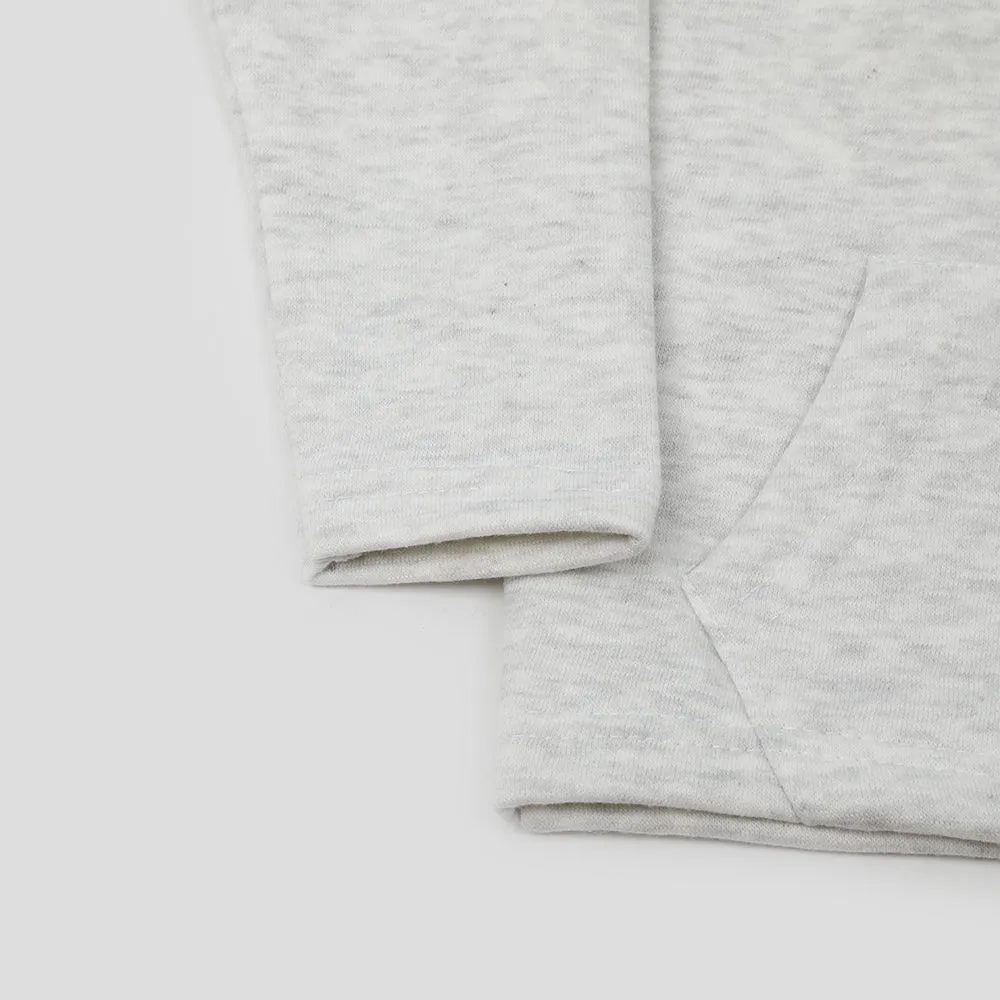 Boys Full Sleeves Hoodie - Ash Grey