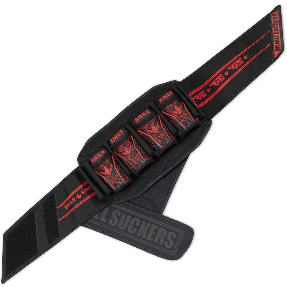 Bunker Kings Fly Pack 4 7 Harness - Red Tentacles