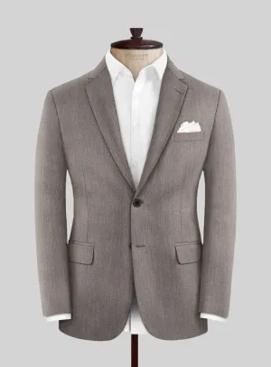 Cavalry Twill Brown Wool Jacket
