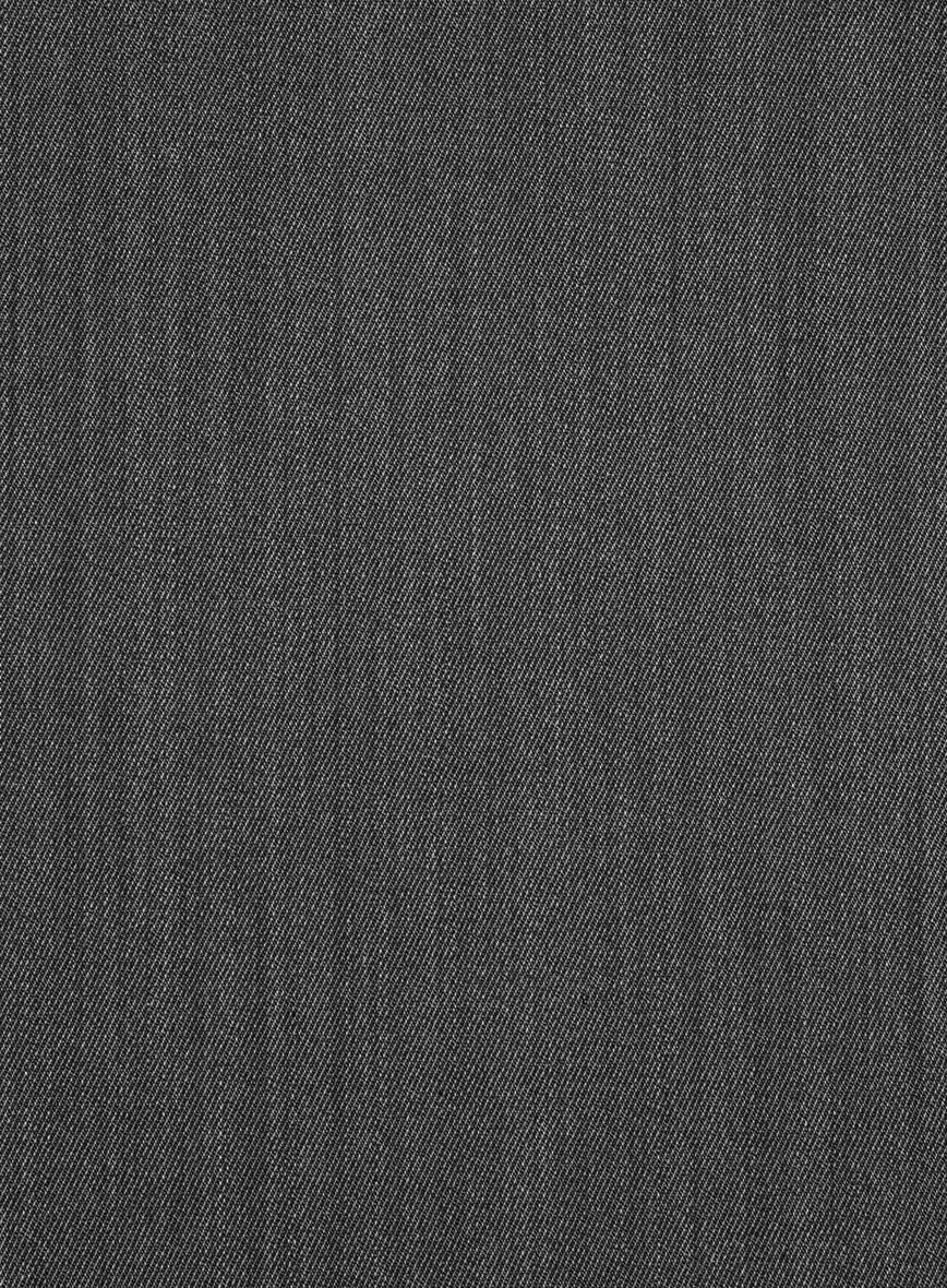 Cavalry Twill Dark Gray Wool Jacket