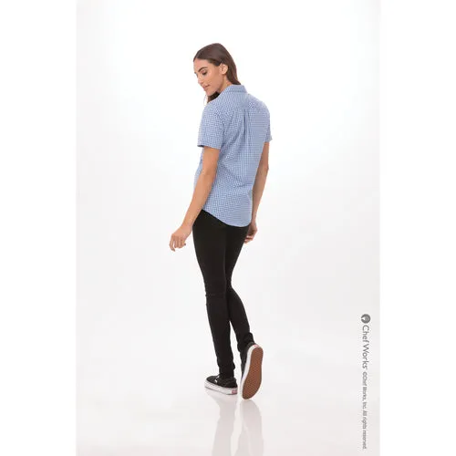 Chef Works SHC02WBLU3XL Cook's Shirt