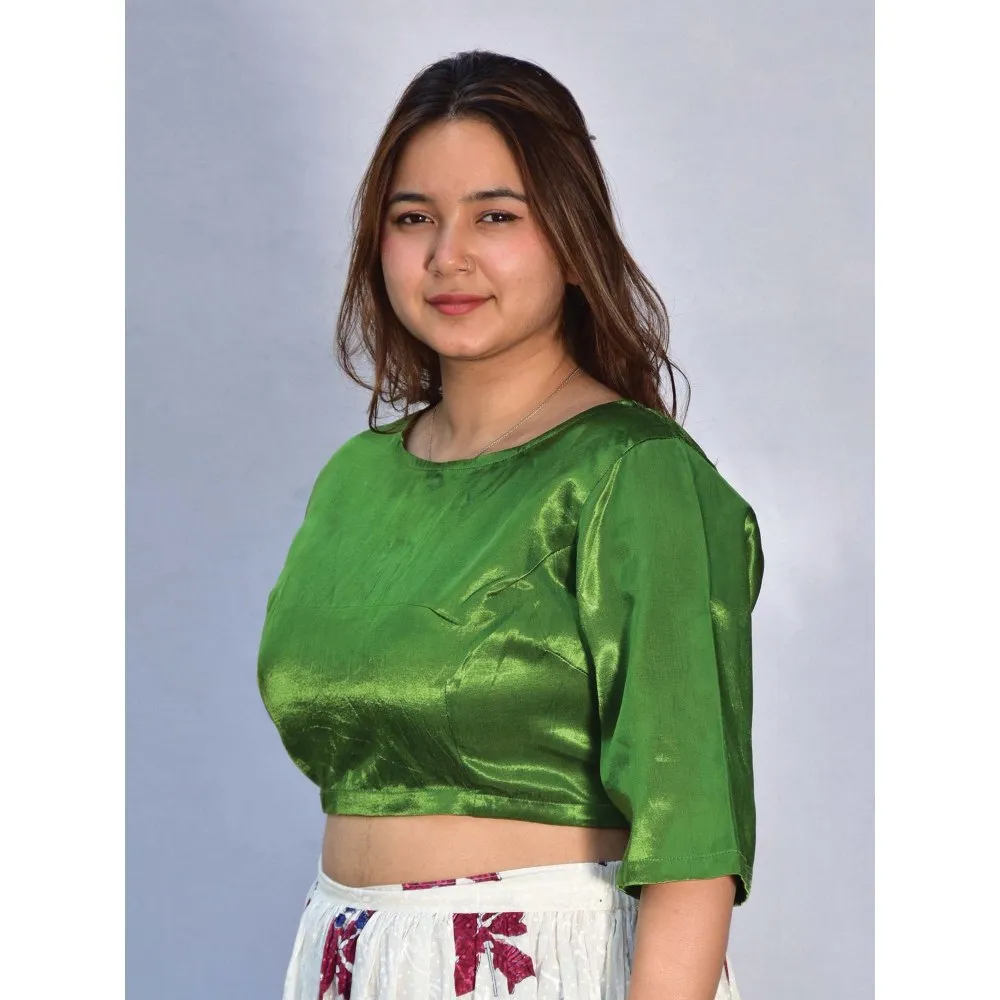 Chidiyaa Grace Mashru Silk Blouse