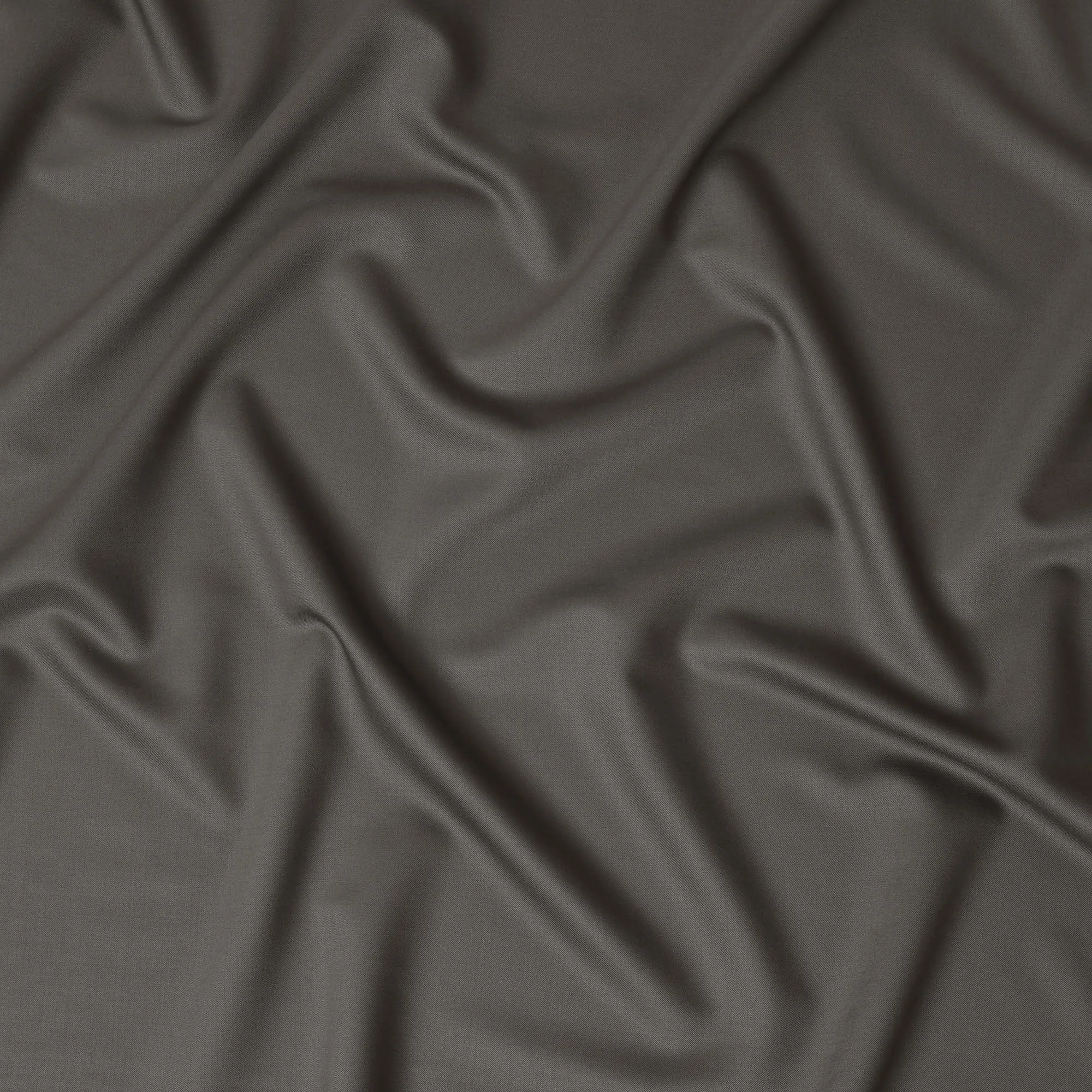 Dark Grey Super 120's English All Wool Suiting Fabric – 3.5 Meters, 150 cm Width, Made in the UK-D20516