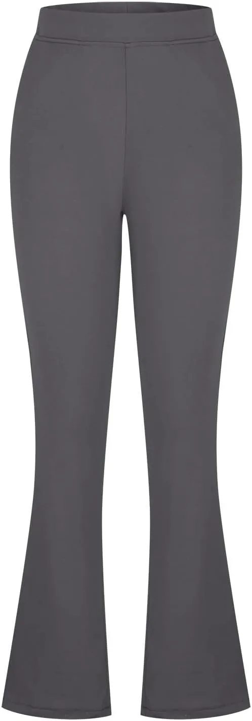 Dressy Casual Pants for Women Business Work Office Pants High Waist Athletic Workout Leggings Pants Flare Yoga Pants