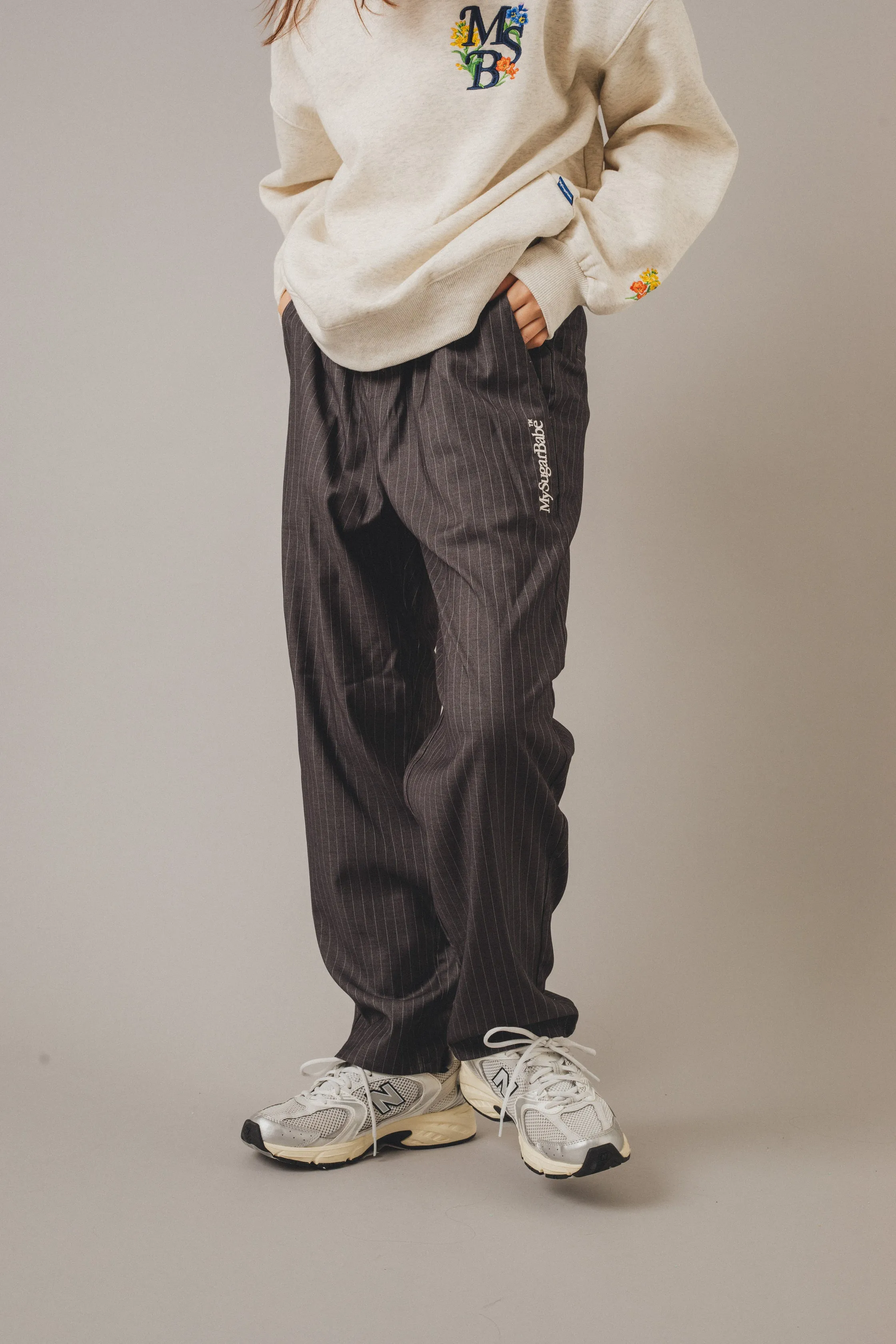 easy stripe pants