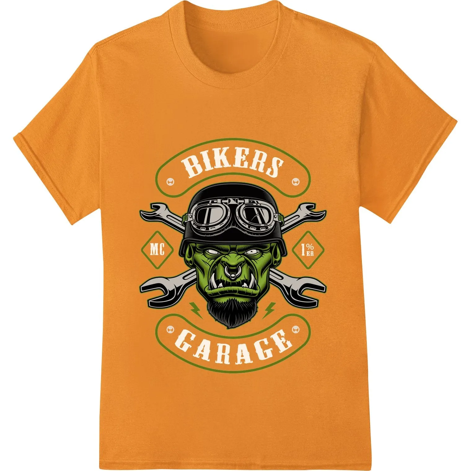 Edgy Motorcycle Skull Design for Bold Biker Style