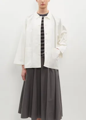 Ermou Cotton Blend Jacket - Winter White