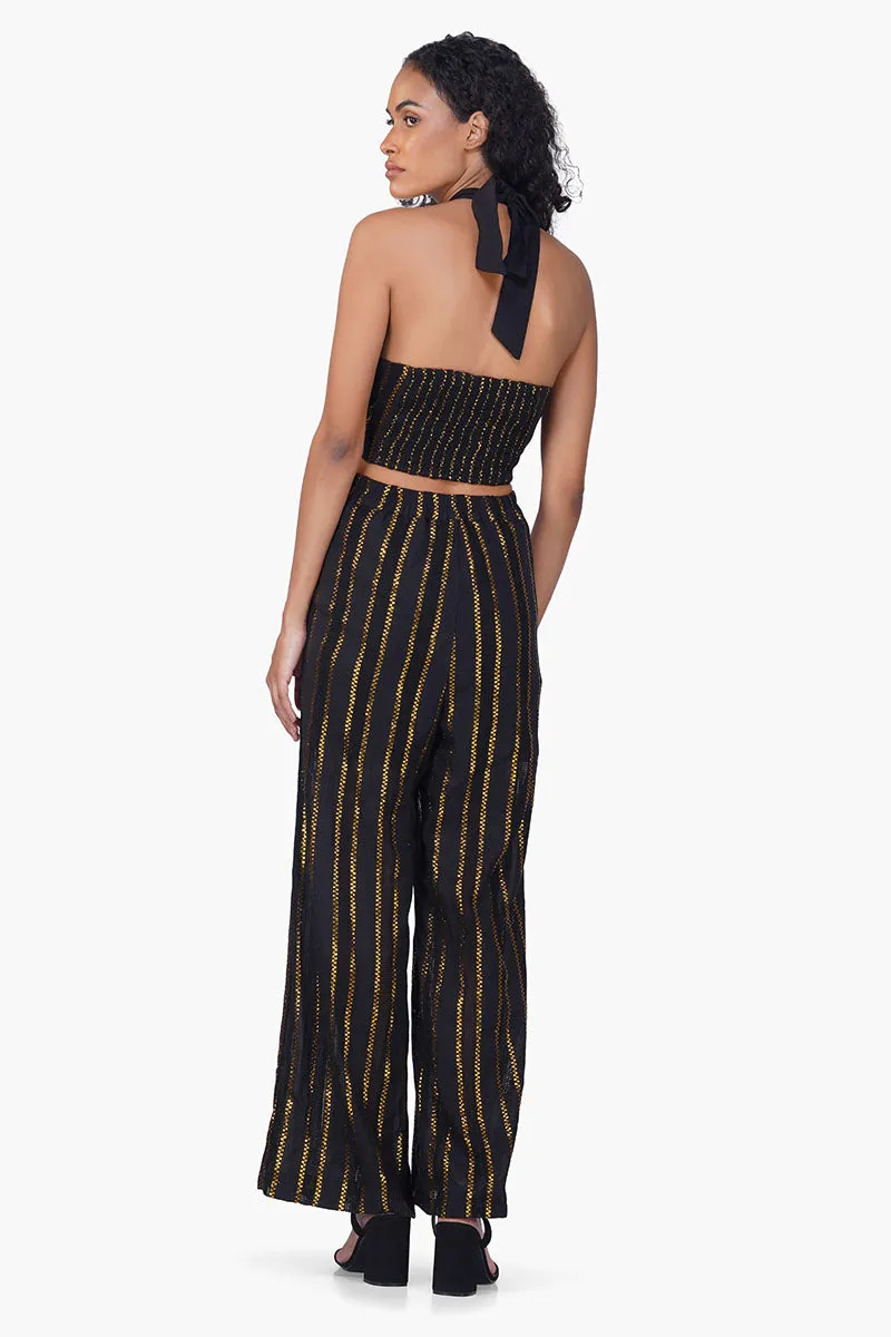 Gold Charm Seashell Croptop