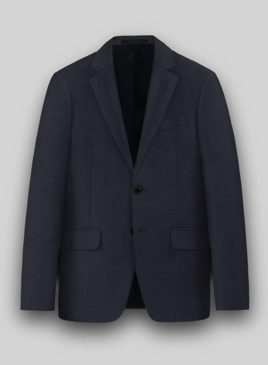 Hardy Minnis Caravel Dark Blue Wool Jacket