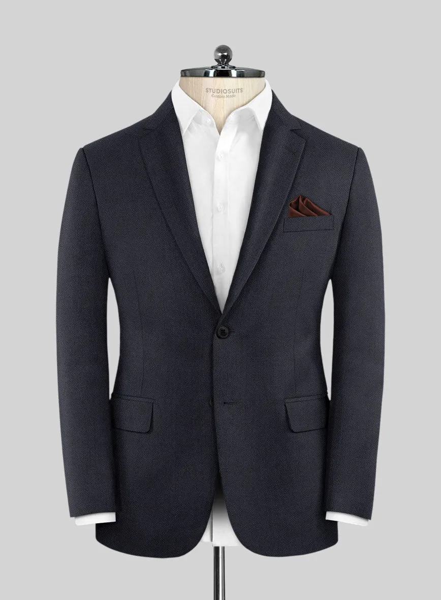 Hardy Minnis Caravel Dark Blue Wool Jacket