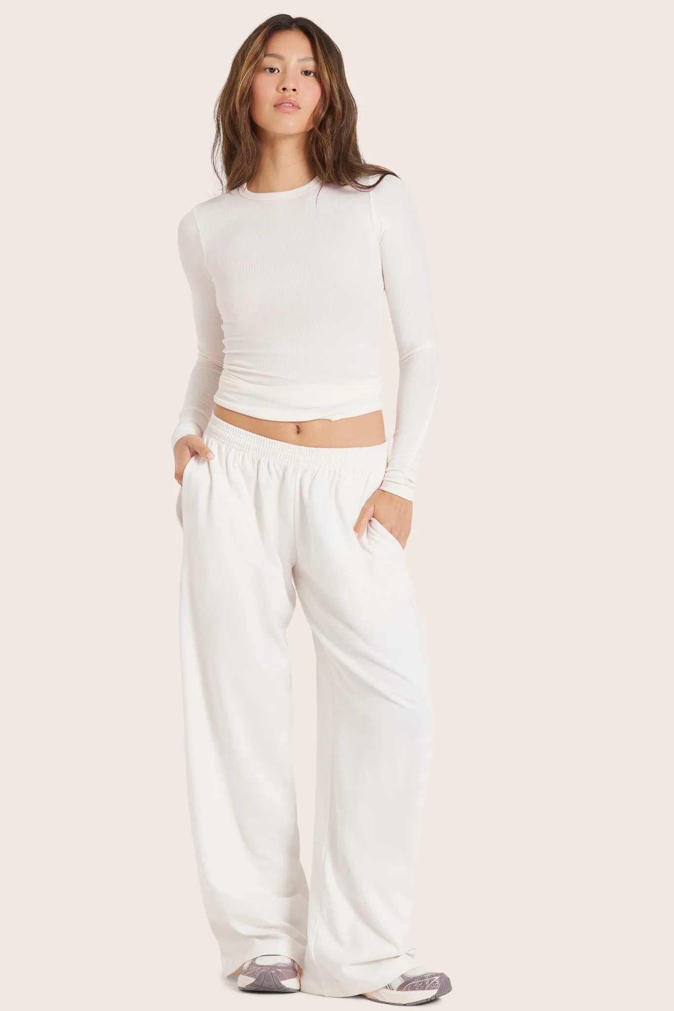 HEAVY COTTON EASY PANTS™ - BLANC