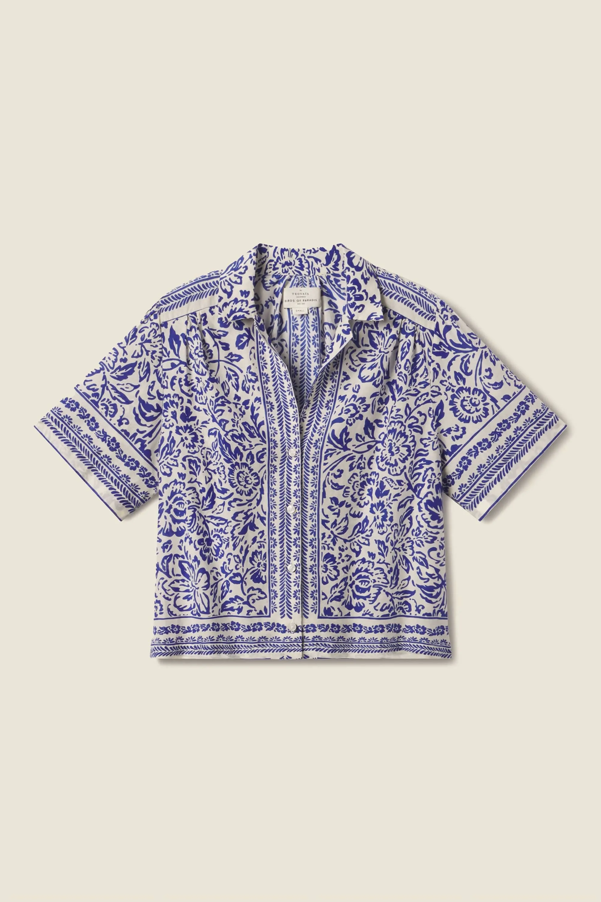 Helene Blouse Hydra Border