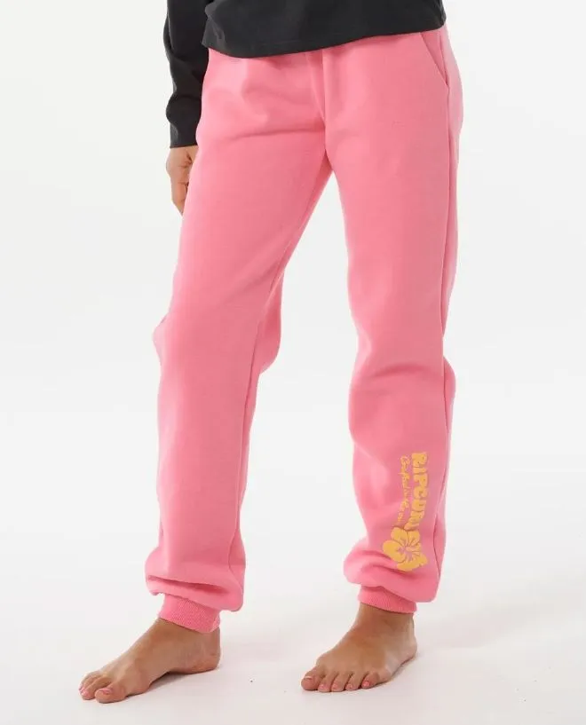 HIBISCUS HEAT TRACK PANT - GIRL