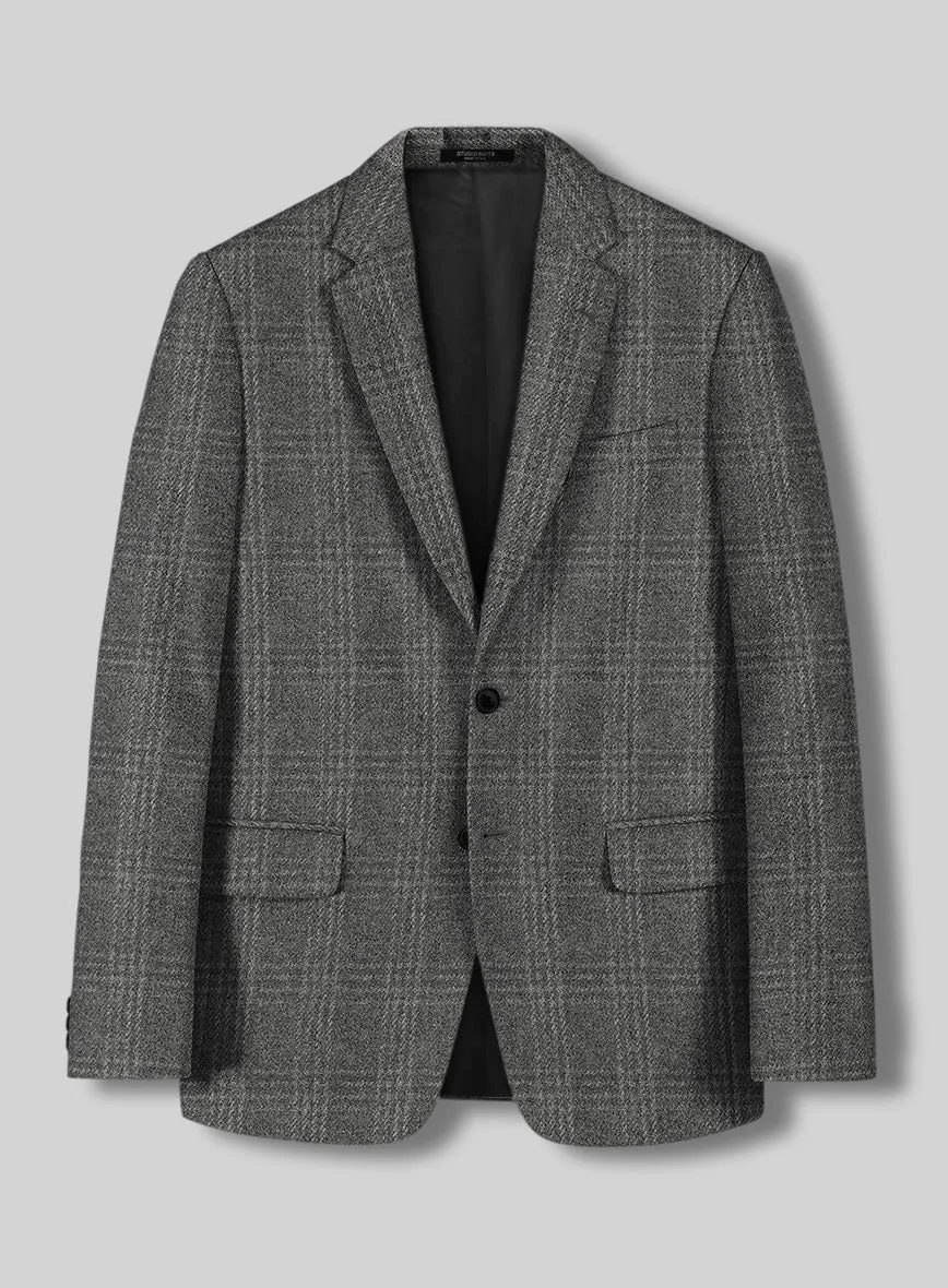 Highlander Gray Tartan Tweed Jacket
