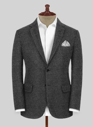 Highlander Heavy Honeycomb Charcoal Tweed Jacket