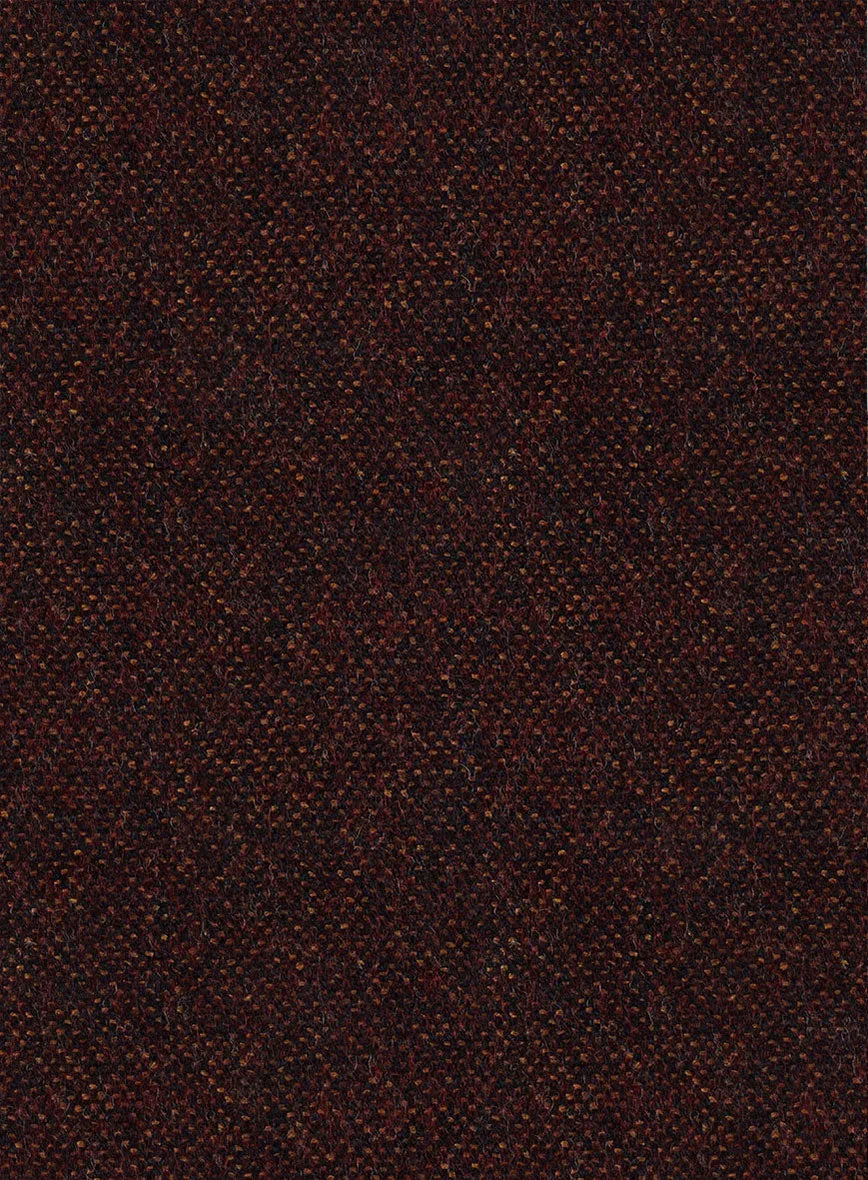 Highlander Heavy Wine Bedford Tweed Jacket