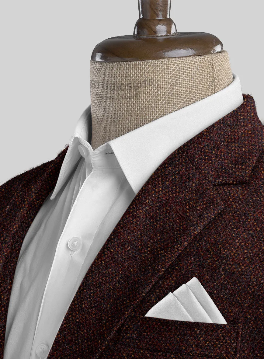 Highlander Heavy Wine Bedford Tweed Jacket