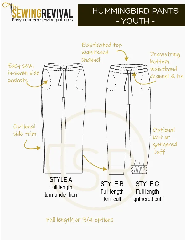 Hummingbird Pant (Youth)