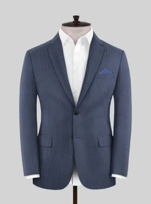 Ink Blue Pinstripe Jacket