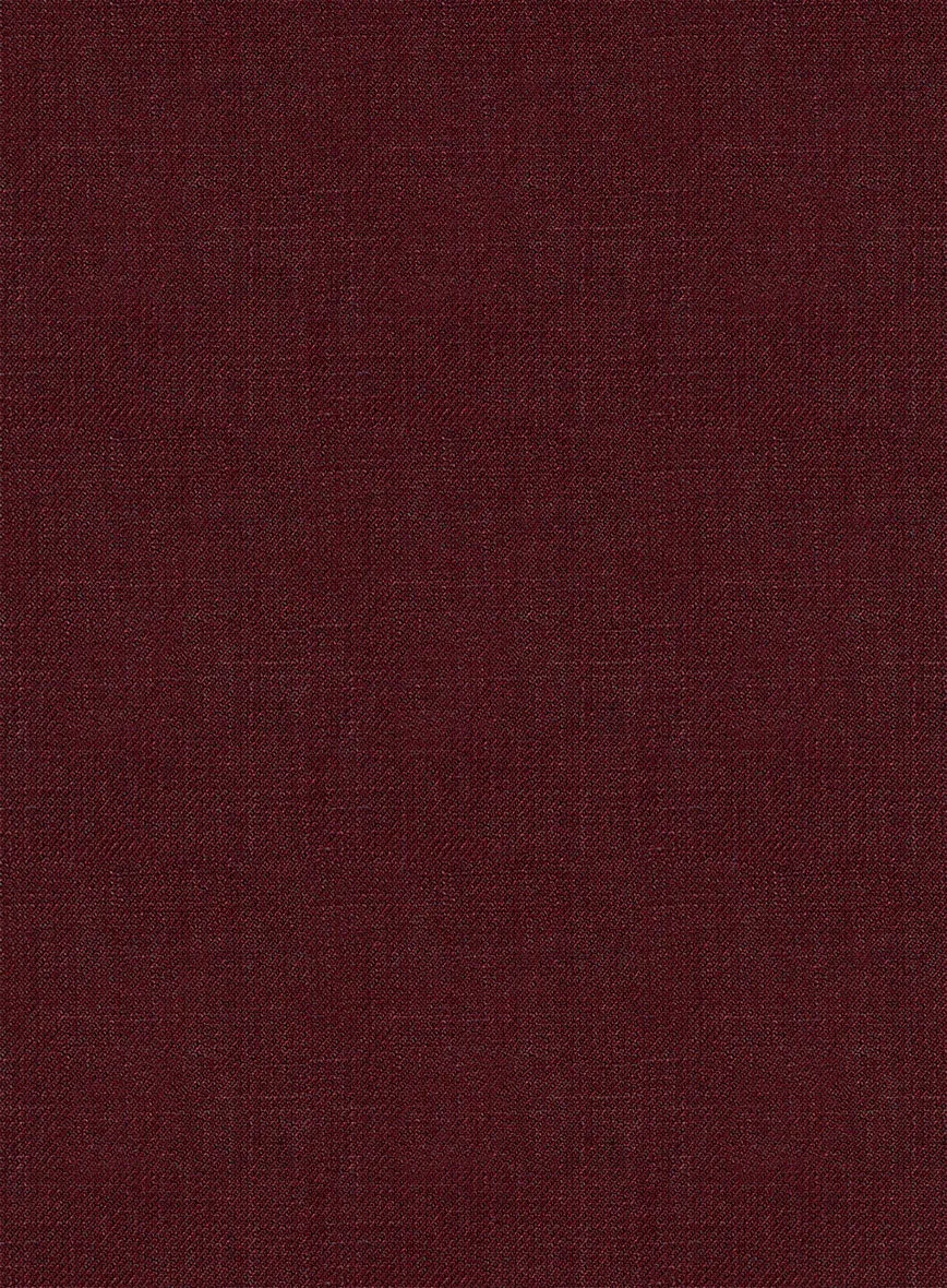 Italian Prato Maroon Linen Jacket