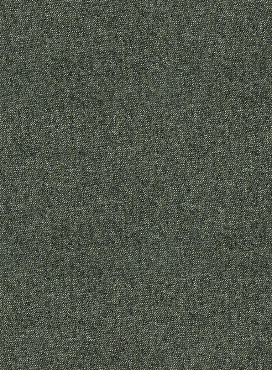 Italian Quelo Green Twill Flannel Jacket