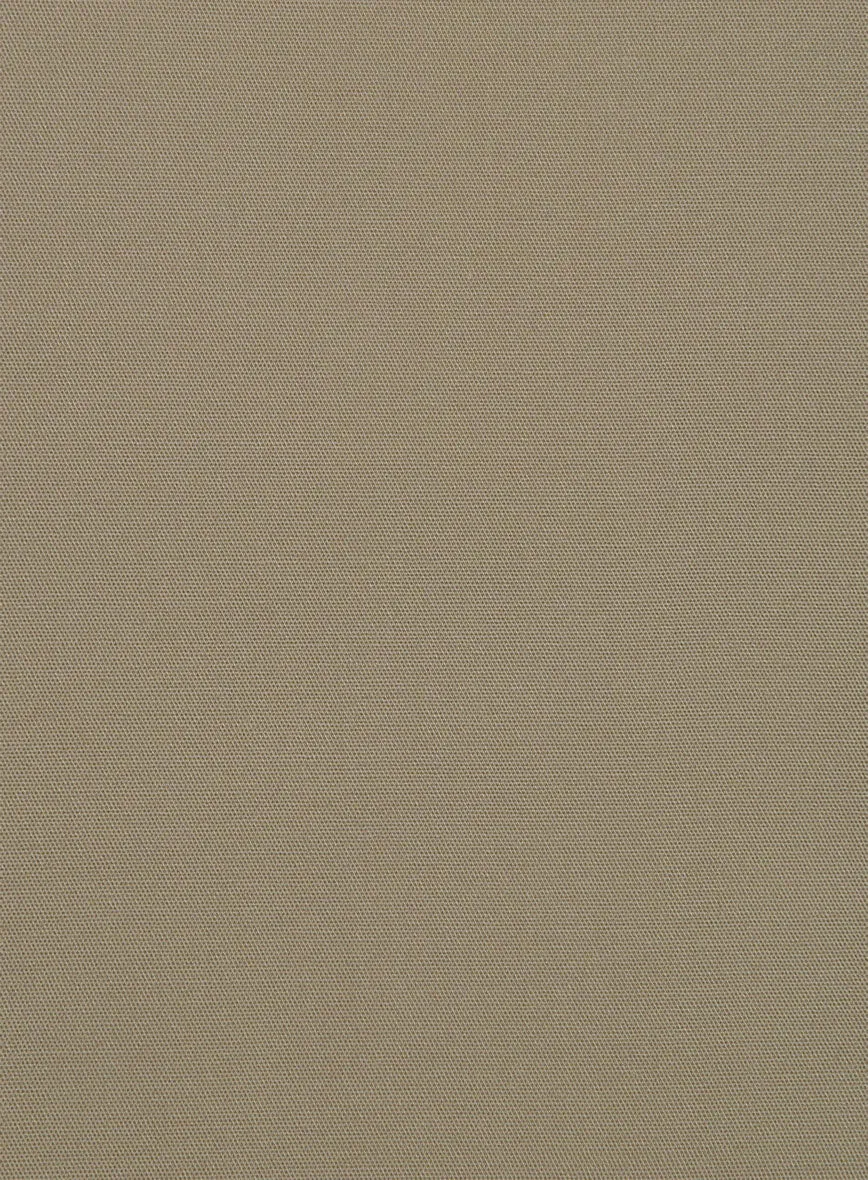 Italian Stone Khaki Cotton Stretch Jacket