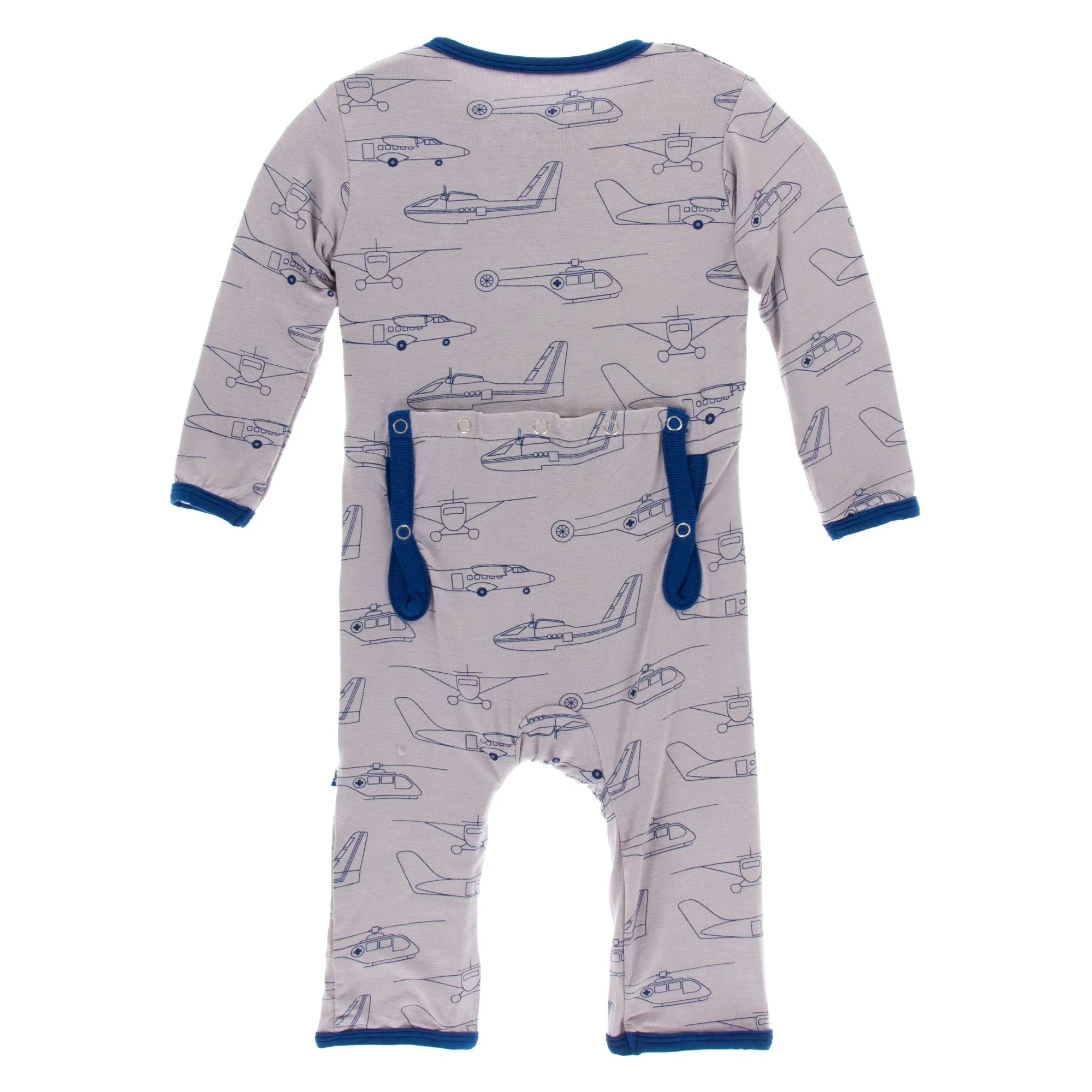 KicKee Pants Feather Heroes in the Air Coverall with Zipper