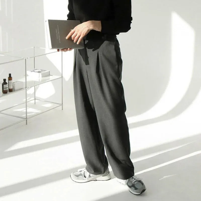 Korean Style Straight Loose Trousers