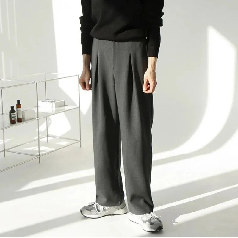 Korean Style Straight Loose Trousers