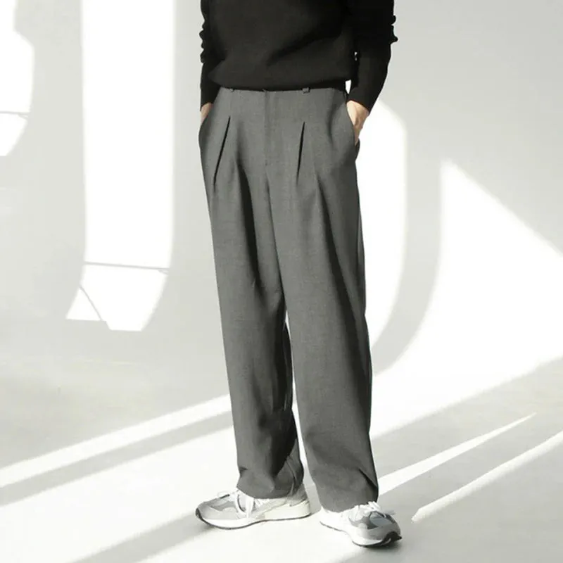 Korean Style Straight Loose Trousers
