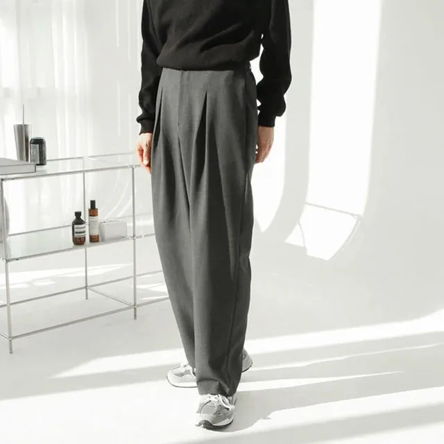 Korean Style Straight Loose Trousers