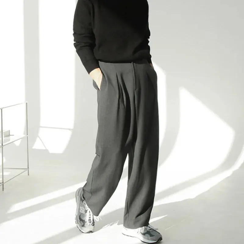 Korean Style Straight Loose Trousers