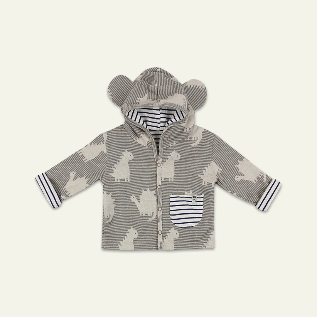 Lilly and Sid Organic Collection Dino Reversible Jacket (6-12mths)
