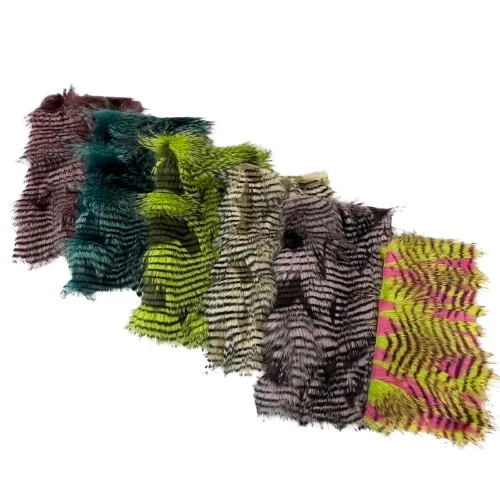 Lime Green | Fuchsia Porcupine Feather Faux Fur Fabric