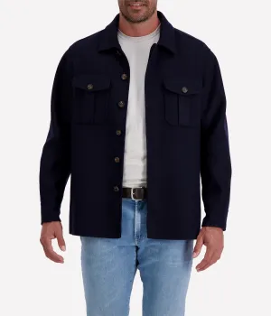 Man Overshirt in Blue