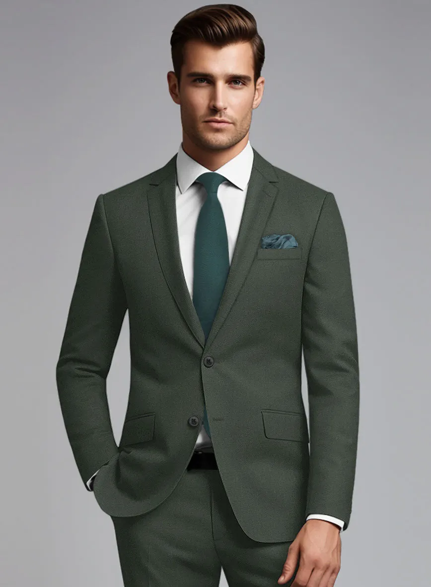 Marco Stretch Military Green Wool Jacket