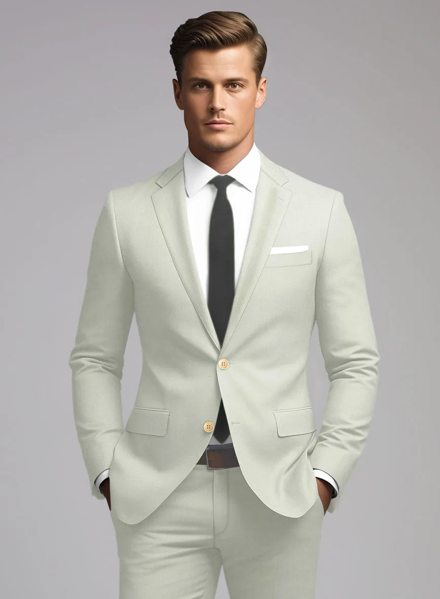 Marco Stretch Pale Green Wool Jacket