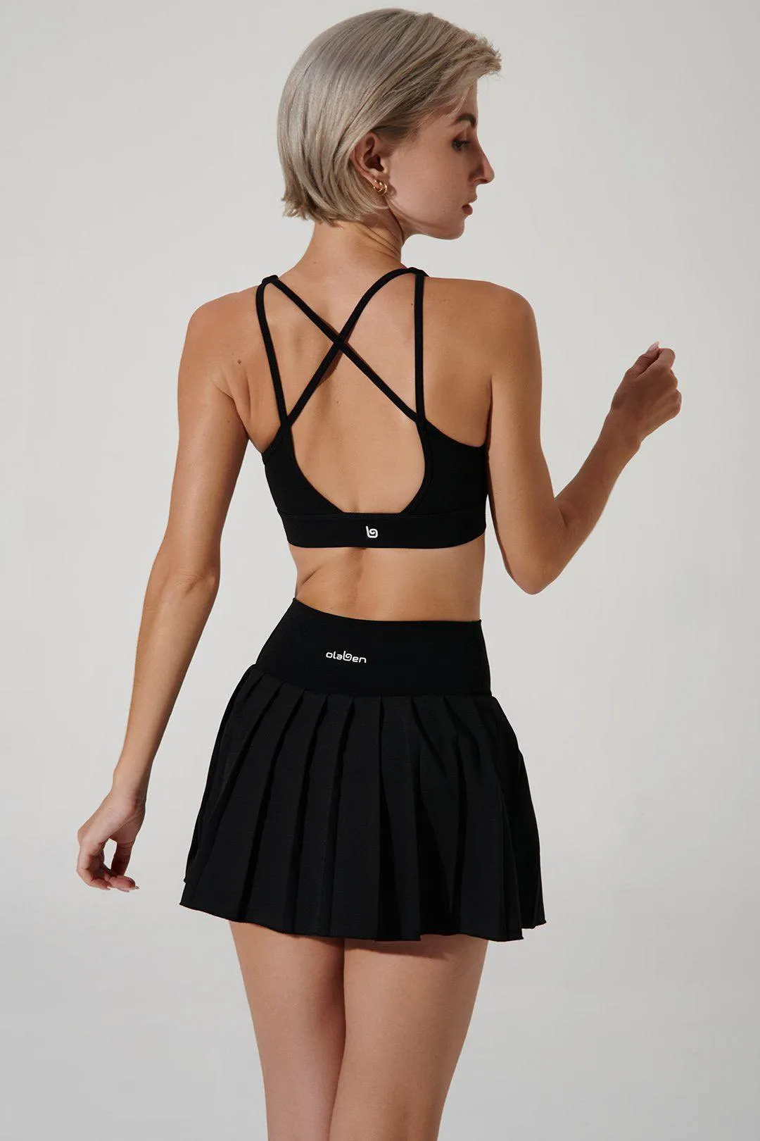 Mari Tennis Top - Black