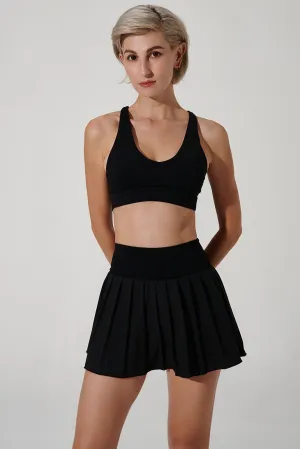 Mari Tennis Top - Black