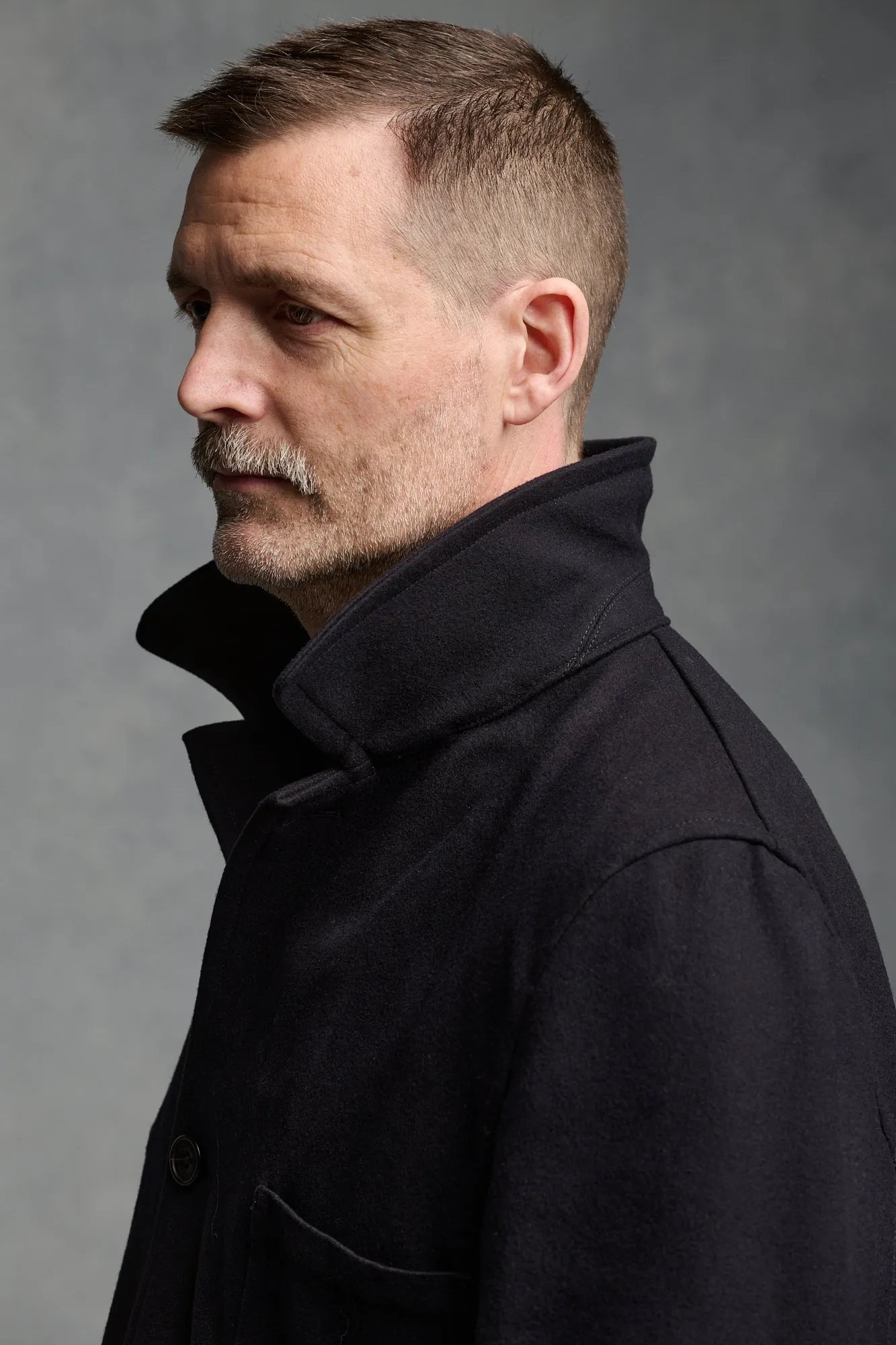 Men's Arthur Wool Chore Jacket - Navy