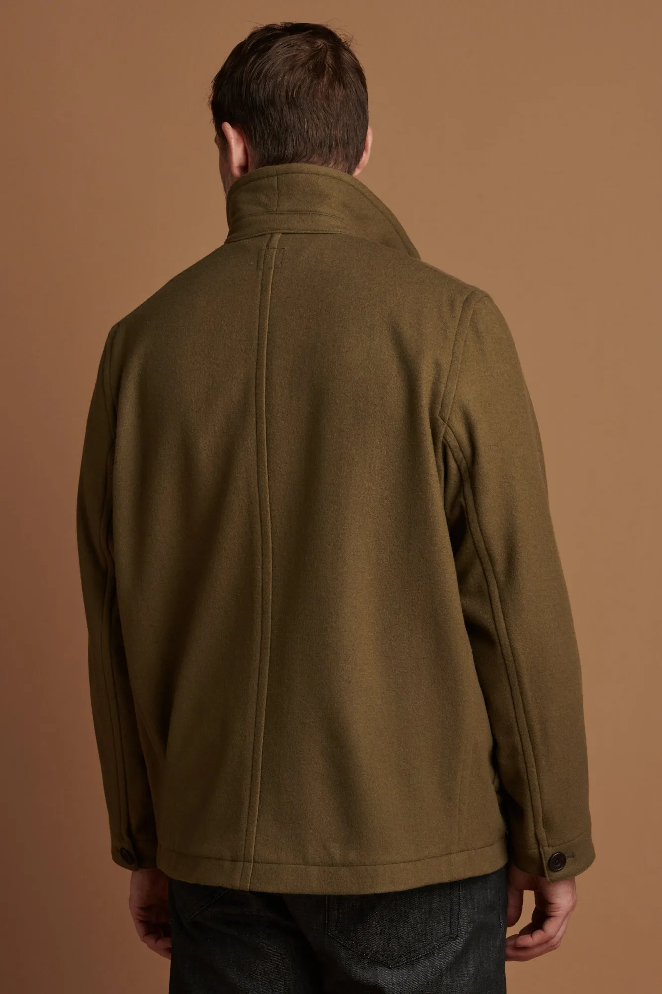 Men's Arthur Wool Chore Jacket - Olive