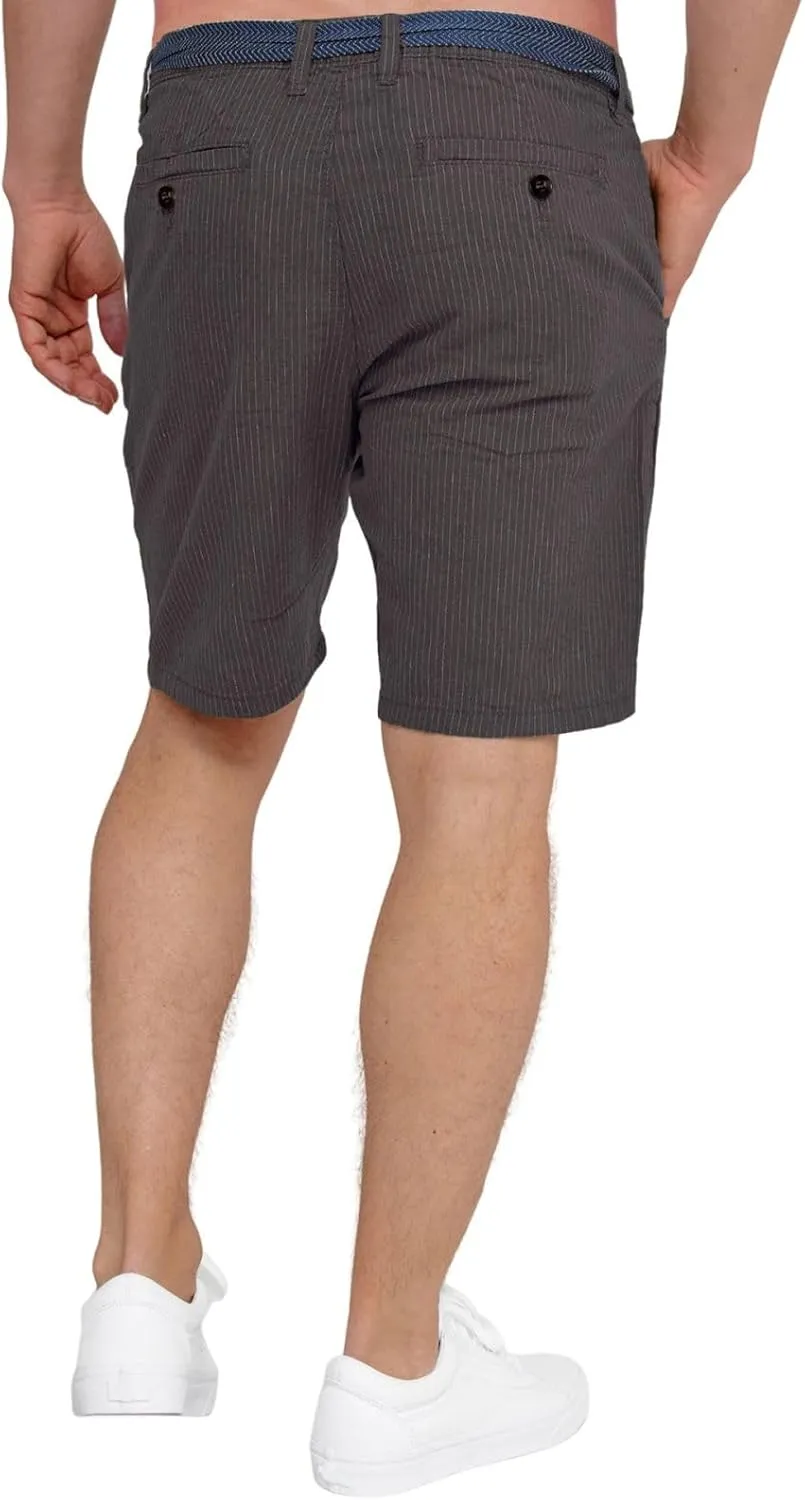 Men's Casual Striped Pants Slim Fit Flat Front Pant Loose Plus Size Trend Business Trousers